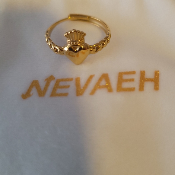 New Nevaeh Adjustable Heart Ring - Picture 2 of 3